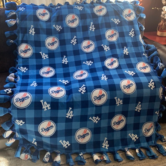 Homemade Other - ❤️❤️SOLD❤️❤️LA DODGERS fleece throw blanket.Los Angeles Dodgers  tied blanket